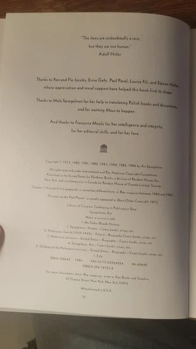 MAUS I - 1st Edition / 1st Printing (1986) - photo 3