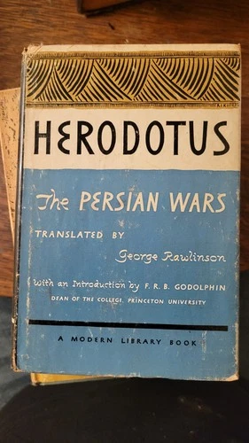 Herodotus Persian Wars Modern Library Dust Jacket Vintage