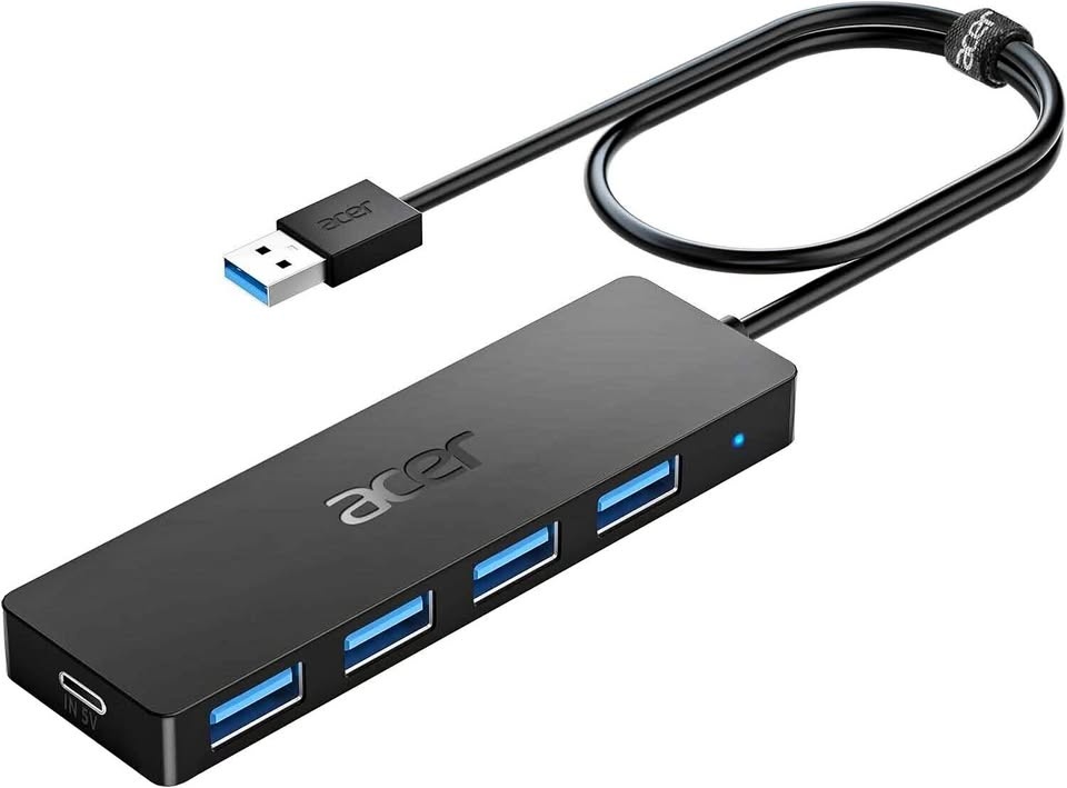 Acer USB Hub 3.0, 4-Port Ultra Slim Adapter