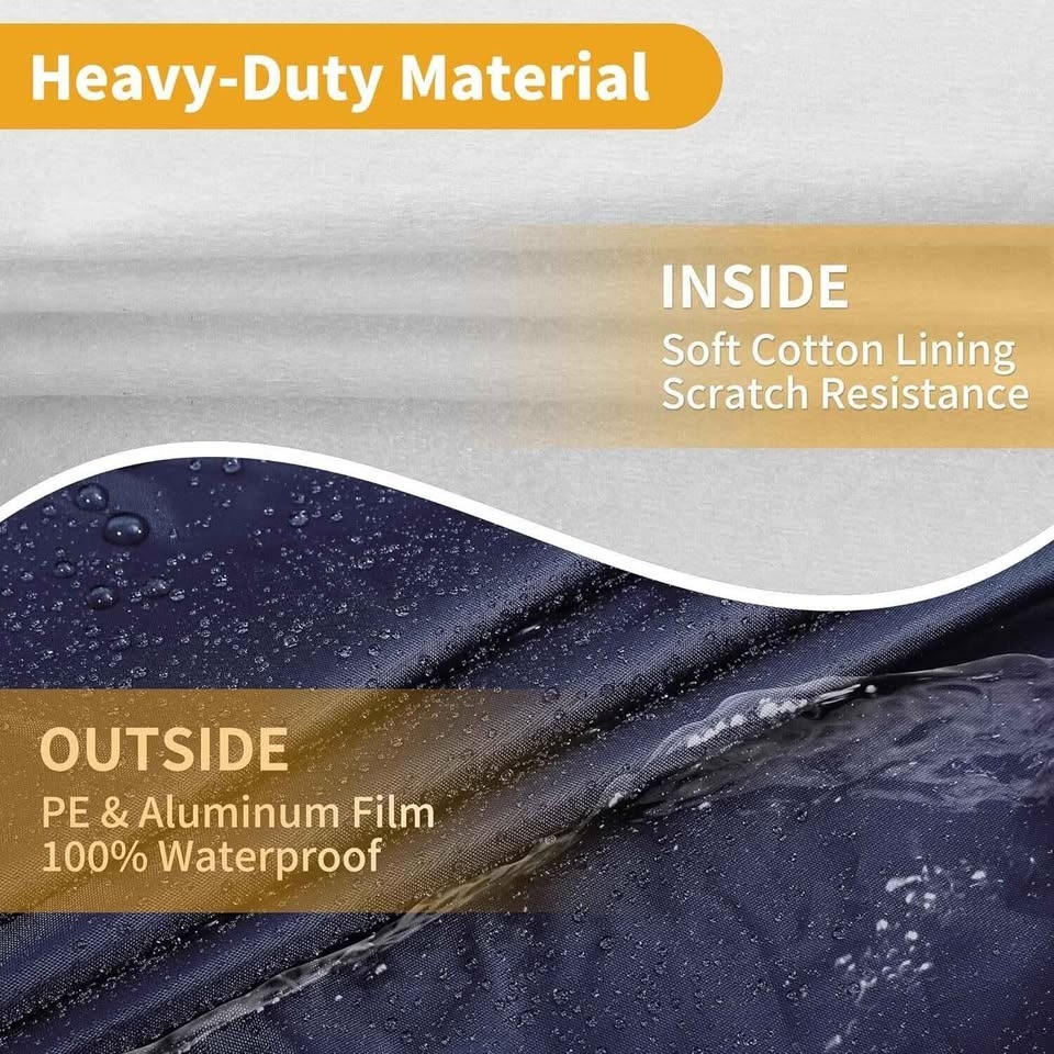 Universal Car Cover 229"-242" Navy - photo 2