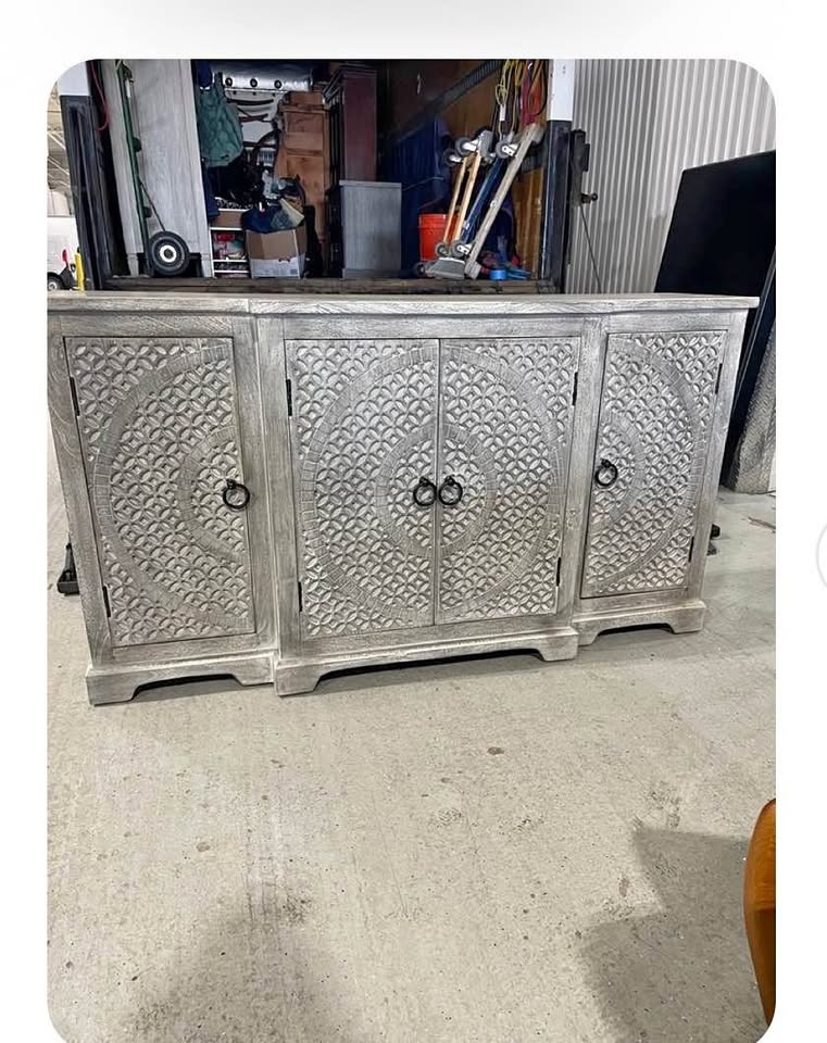 Quality Sideboard/Entertainment Center 66”w x 36”h x 17”d