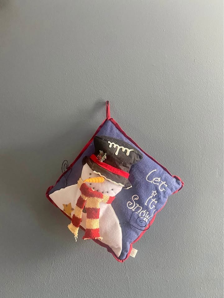 Wall or Door Hanging or Couch Pillow 13”sq