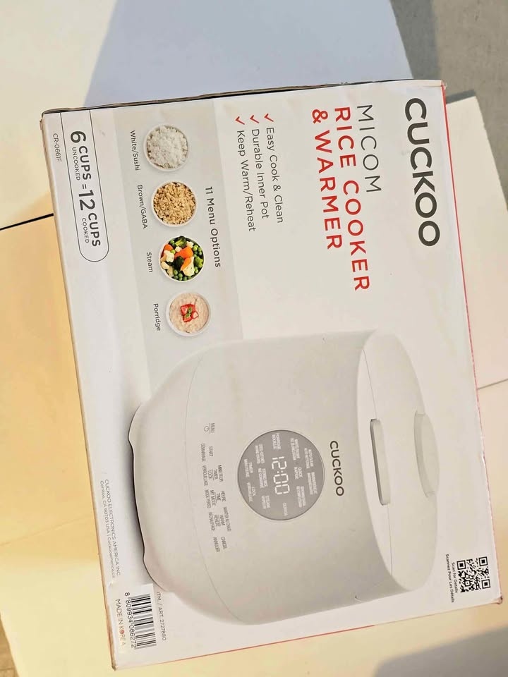 CUCKOO 6 cup Multifunctional Micom Rice Cooker and Warmer