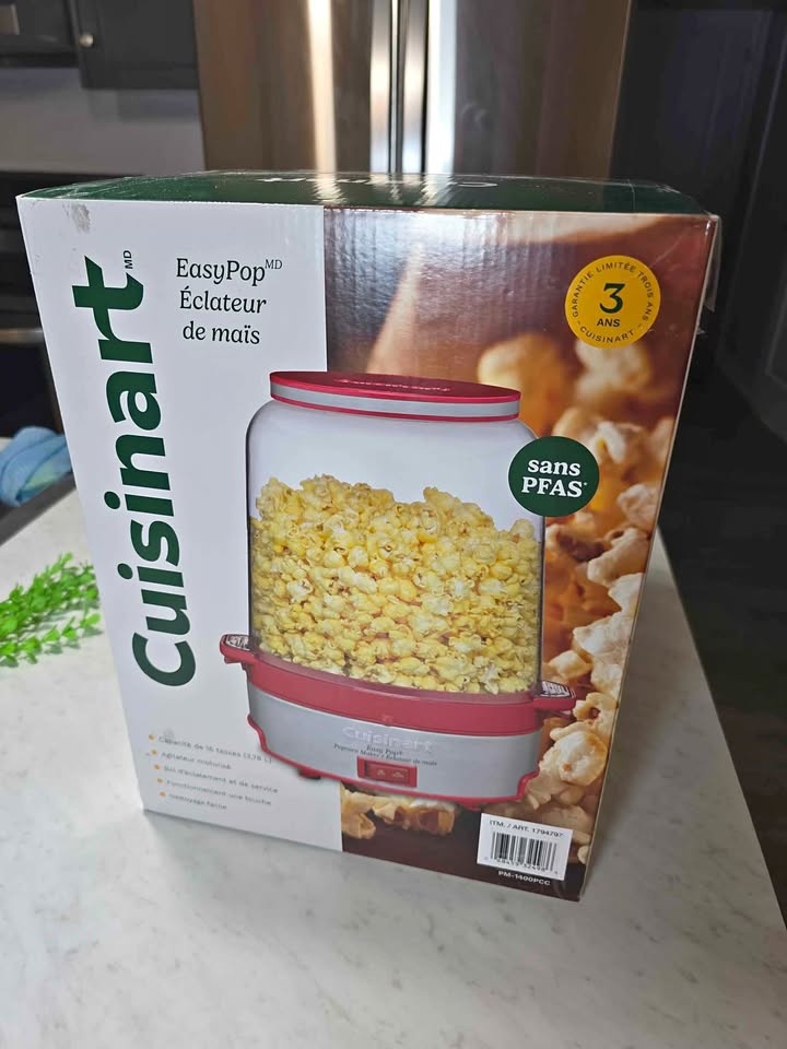 Cuisinart easy popcorn maker