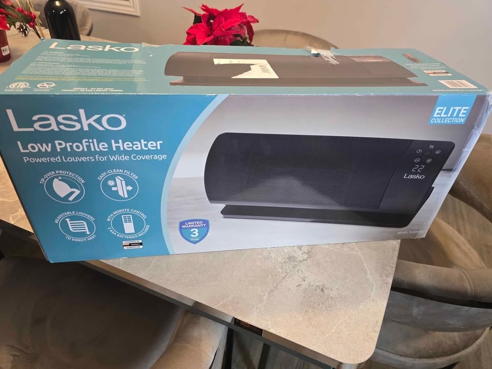 Lasko Low Profile Heater – Elite Collection - photo 2