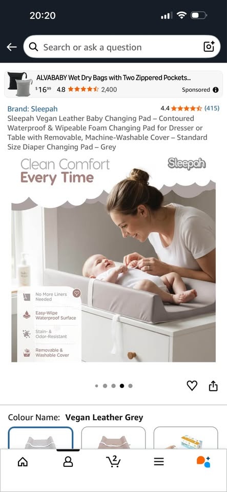 Changing Pad (plus two covers free) - photo 2