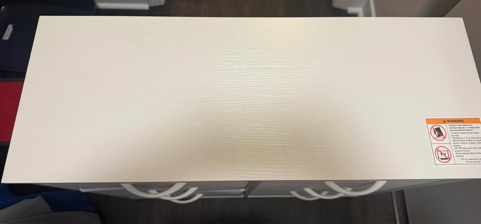6 Drawer White Fabric Storage Dresser - photo 5
