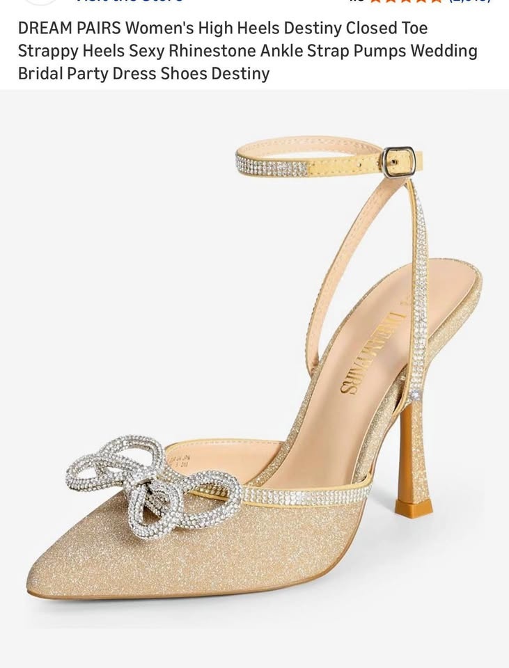 Brand new women dream gold shoes size 8 but like 7