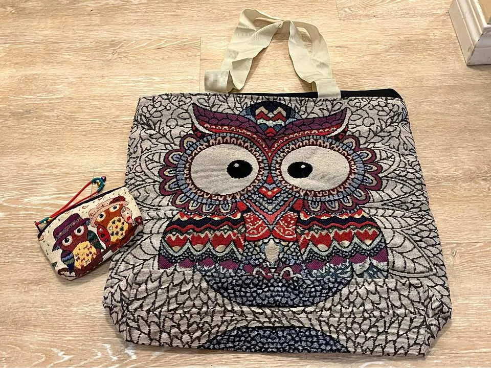 New tote bag with mini purse thumbnail