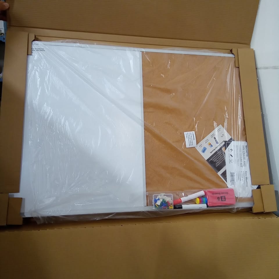 Besso Vision Board: 24" x 36" Cork & Dry Erase Combo - photo 3