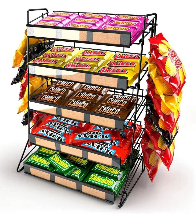 5 Tier Candy Display Rack