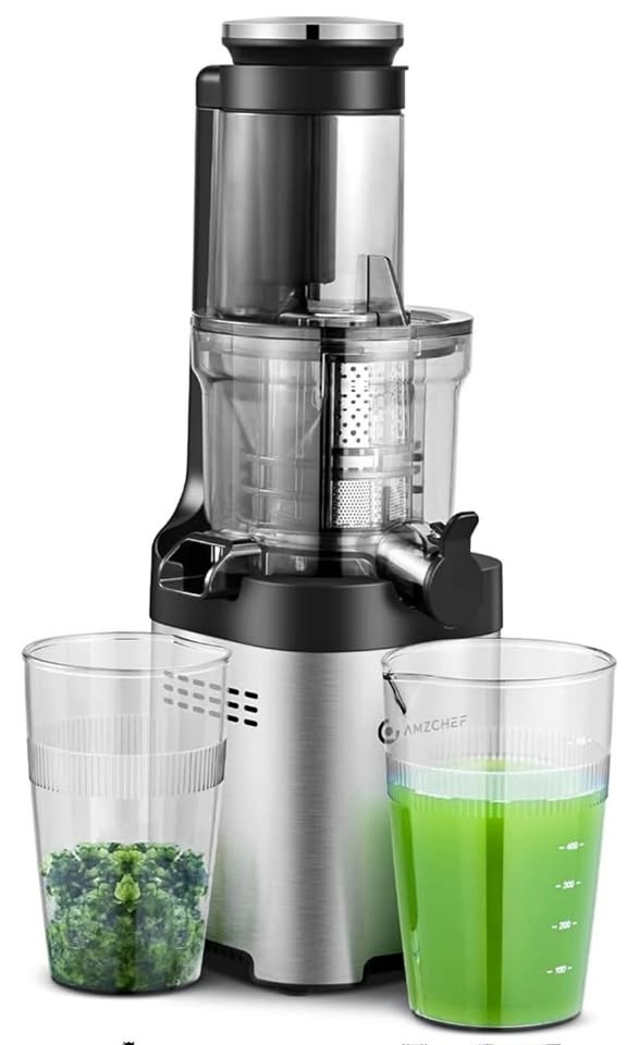 AMZCHEF Cold Press Juicer - Stainless Steel - Used