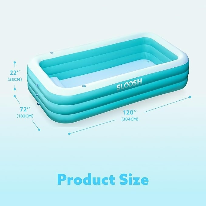 Sloosh Inflatable Swimming Pool with Seats - photo 5