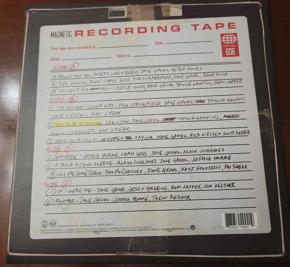 Foo Fighters - Sound City - Real to Reel - 12" Vinyl 2 Disk LP - photo 2