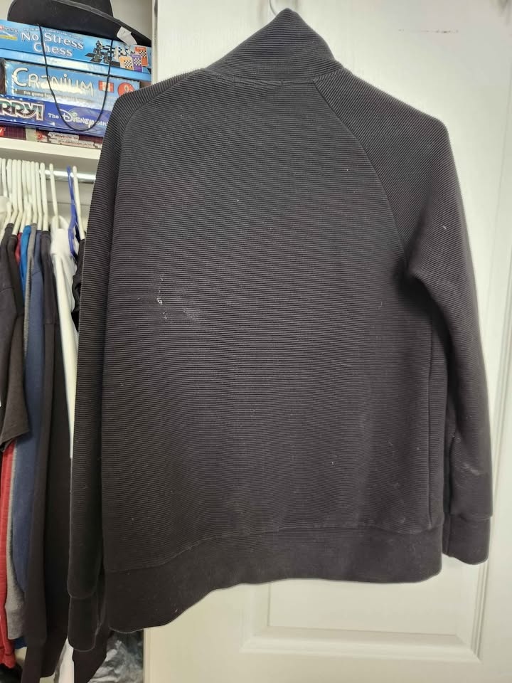 Peloton Black Pullover Hoodie / Quarter Zip – Small - photo 2