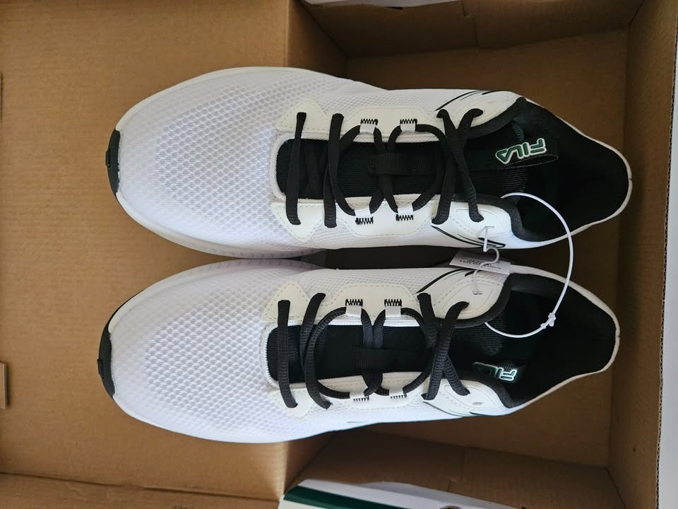 Fila Action-Stride Running Shoe (Size 12) Black & White - photo 4