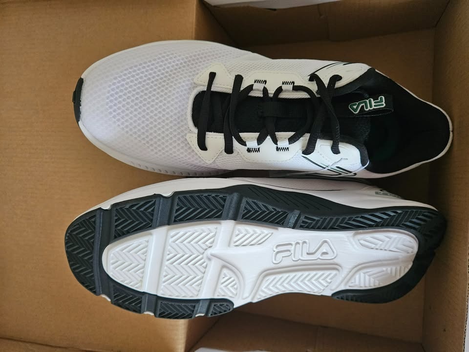 Fila Action-Stride Running Shoe (Size 12) Black & White - photo 5