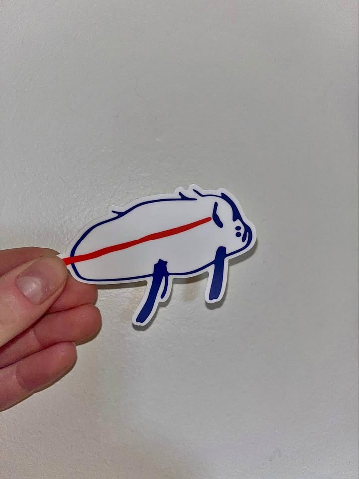Buffalo Bills Josh Allen Potato Sticker