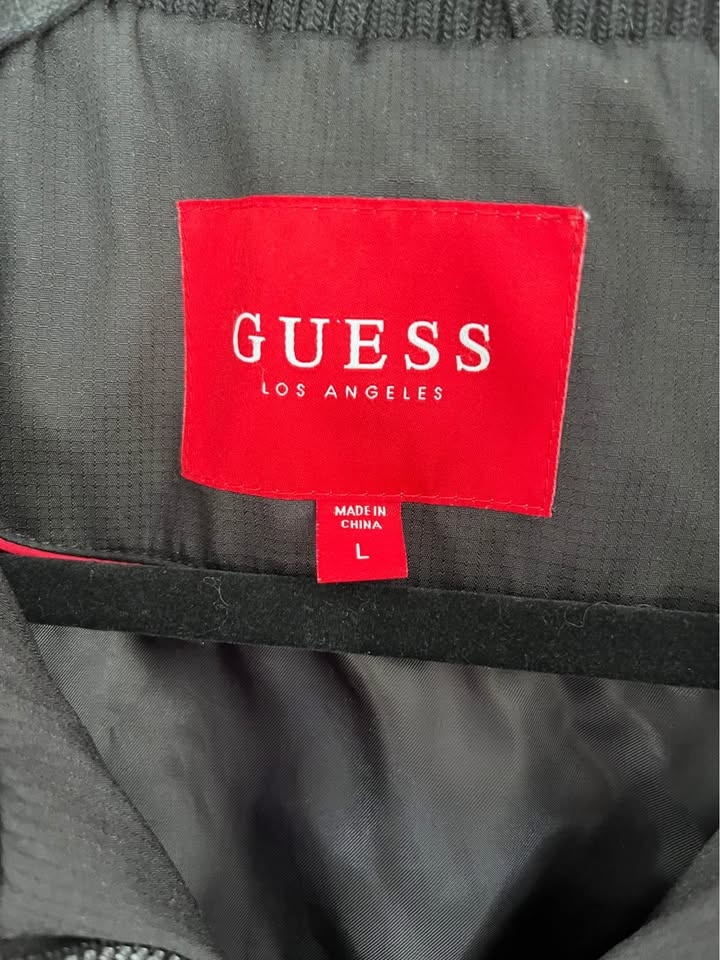 Mens Black Guess Bomber Jacket - photo 3