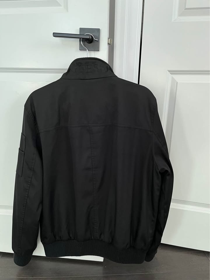 Mens Black Guess Bomber Jacket - photo 5