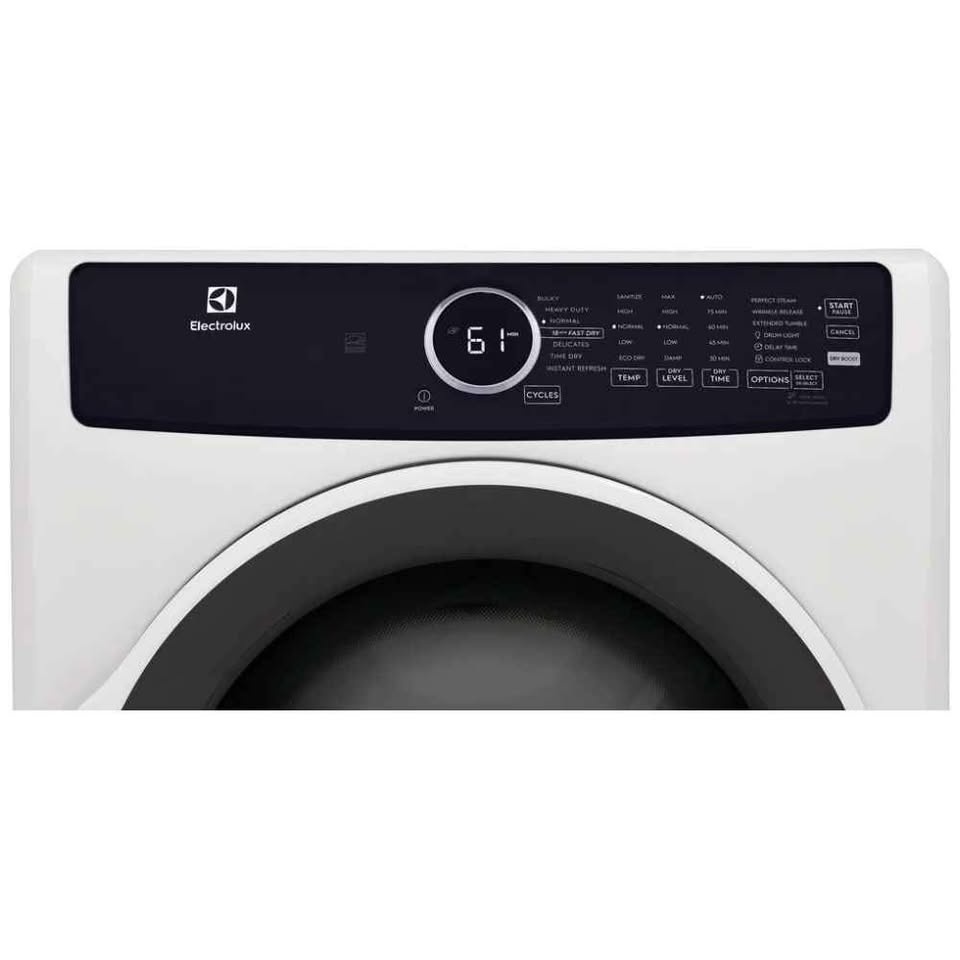 Electrolux 8.0 cu. ft. Electric Dryer w/ Steam - photo 3