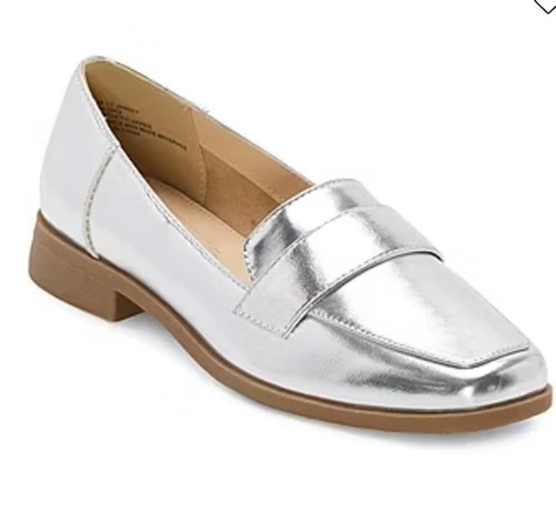 Liz Claiborne Womens Jansey Square Toe Loafers