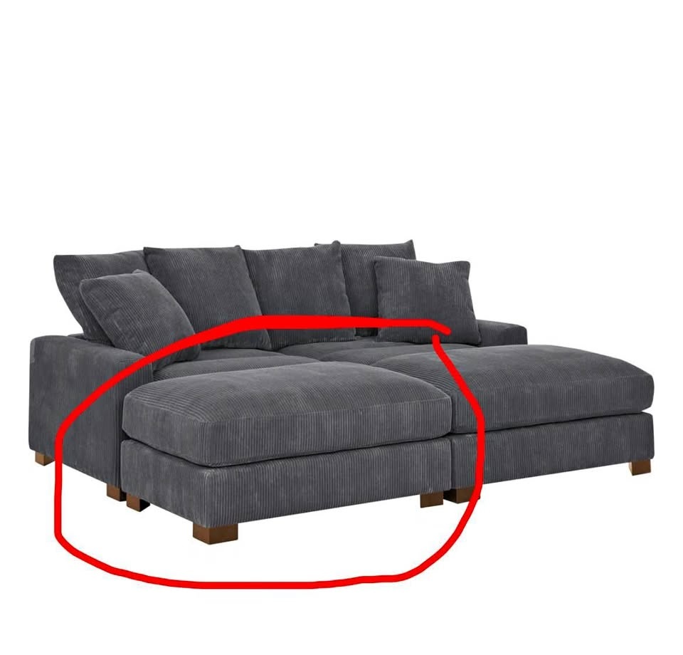 Brand new Corduroy Ottoman