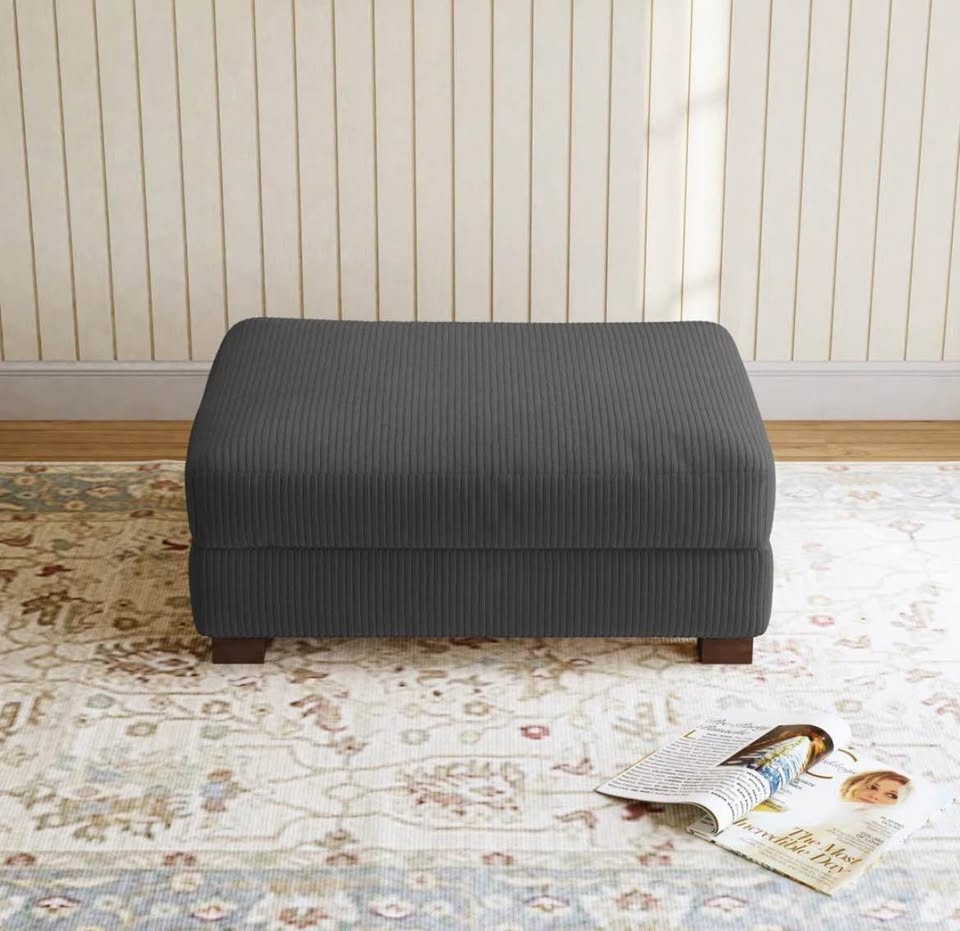 Brand new Corduroy Ottoman - photo 4