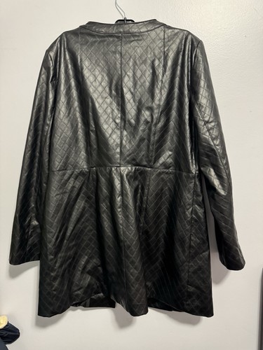 Quilted Black Leather Jacket - photo 4