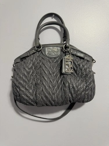 COACH Madison Nylon Quilted Chevron Bag - photo 2