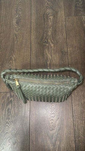 Antik Kraft Braided Olive Green Women's Bag - photo 3