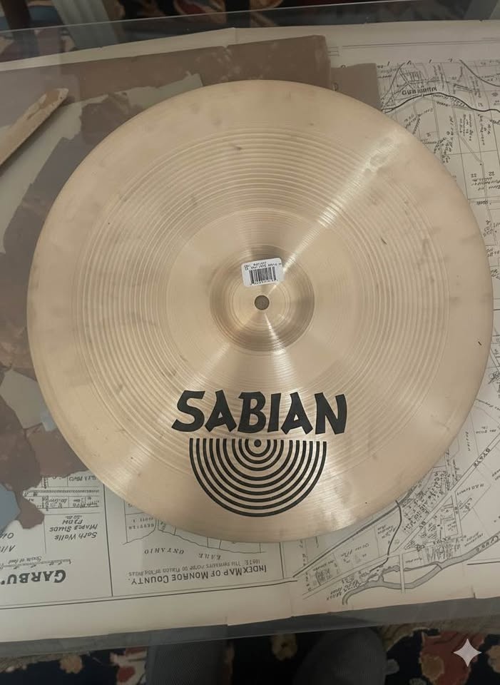 Sabian 16" XS20 Medium Thin Crash Cymbal - Excellent Cond - photo 2