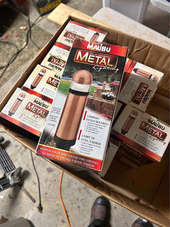 Malibu Metal Lighting Copper Bollard Light