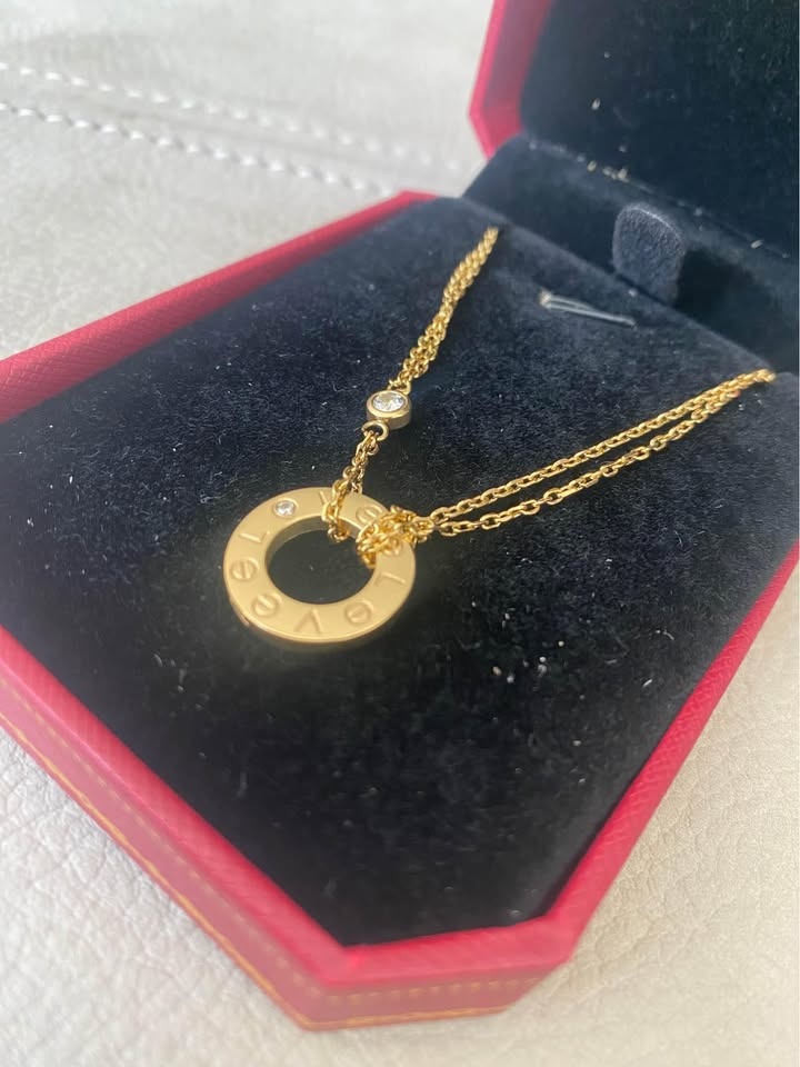 Love Necklace In Gold - photo 2