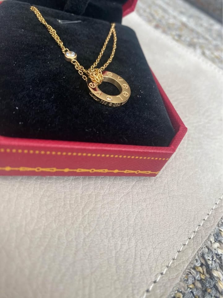 Love Necklace In Gold - photo 3