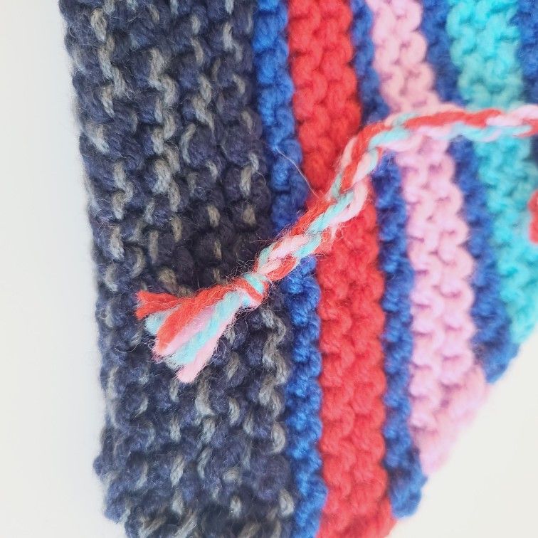 Hand Made Knitted Multicolor Women's Booties - photo 5