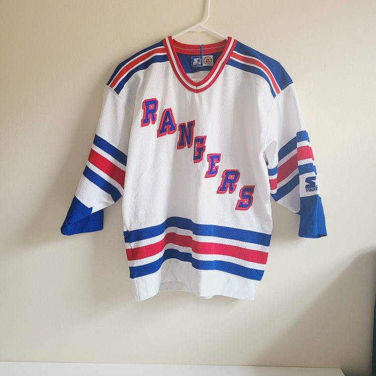 Vtg 90's Starter New York Rangers Jersey Authentic Center Ice Fi