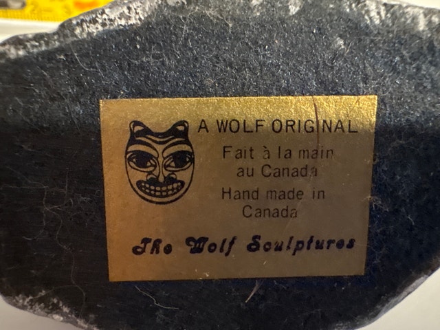 Wolf Original Seal Pup Sculpture - photo 4