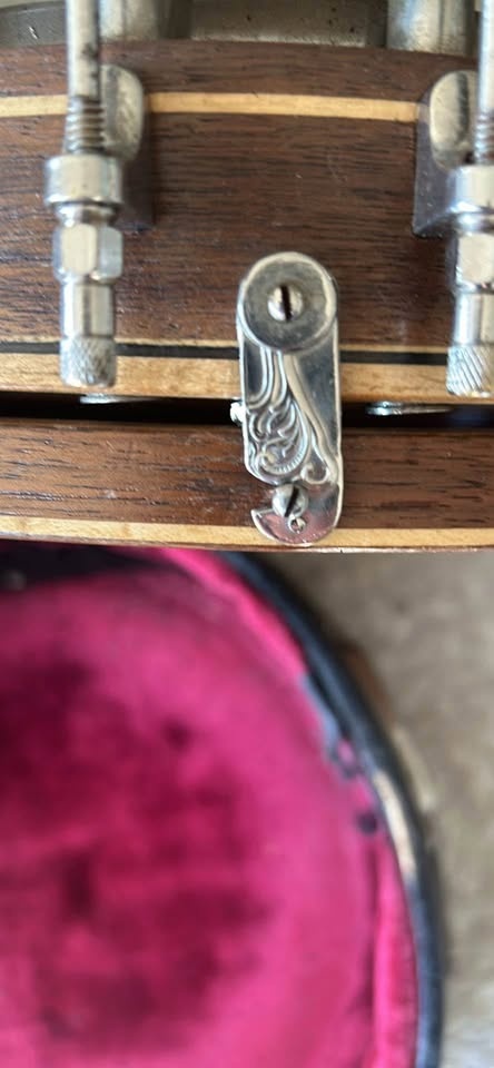 1924-1926 Lange Triple X 17 fret 4 string banjo - photo 2