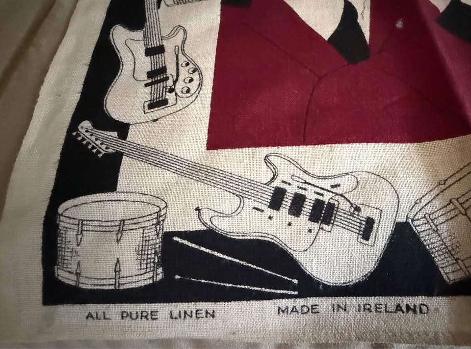 BEATLES Original Irish Linen Wall Hanging - photo 3
