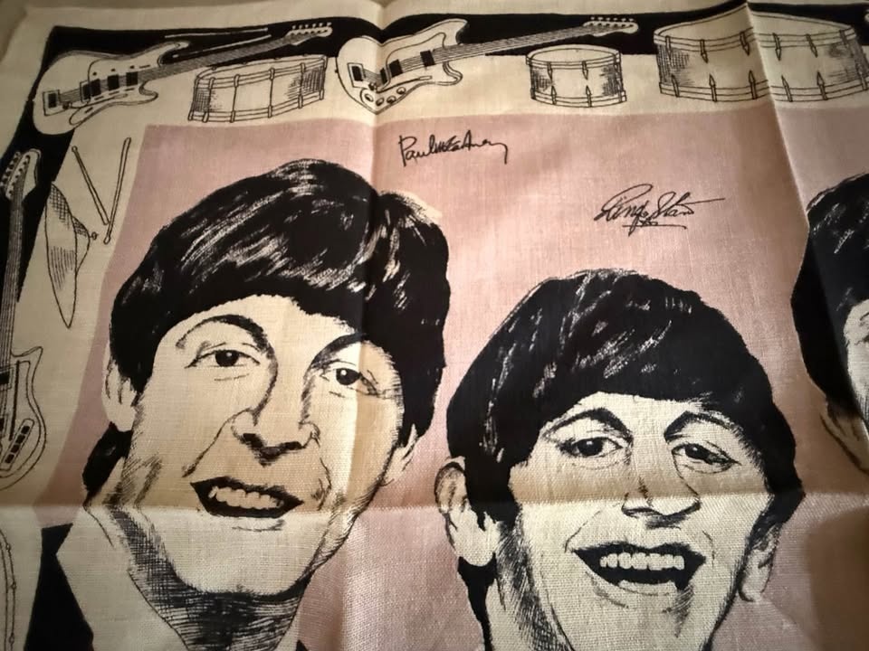 BEATLES Original Irish Linen Wall Hanging - photo 4