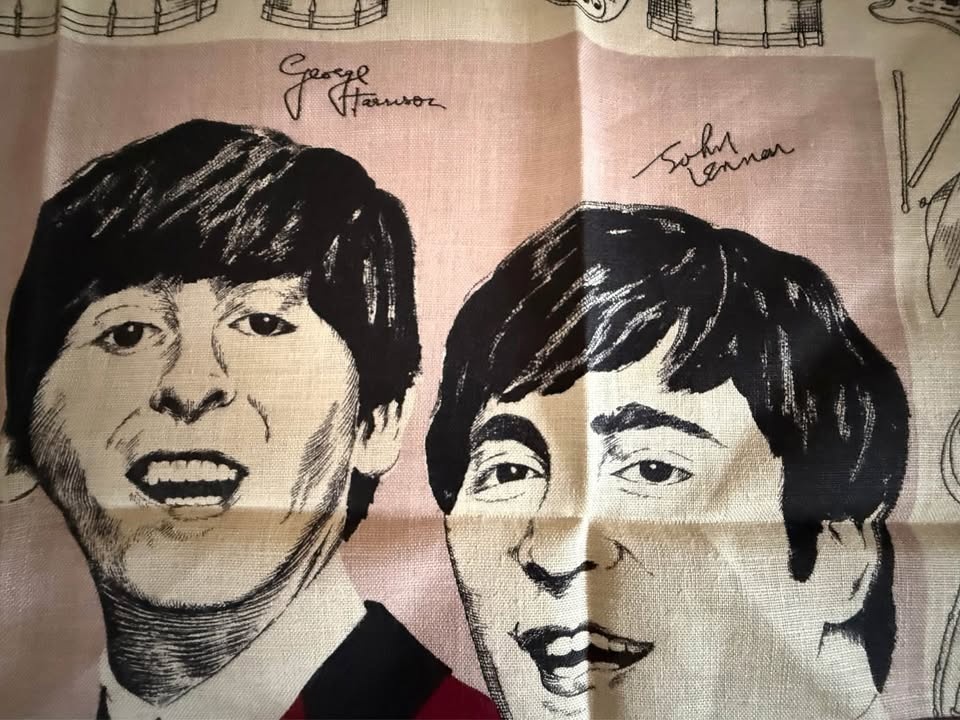 BEATLES Original Irish Linen Wall Hanging - photo 5