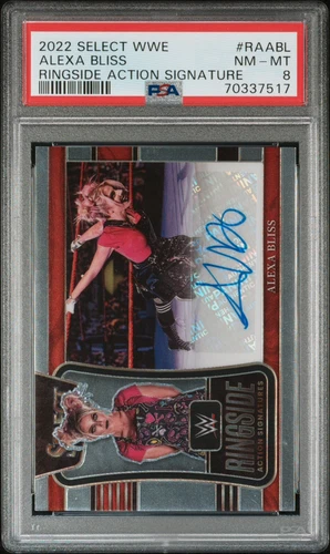 PANINI SELECT WWE Alexa Bliss Psa Grad 8