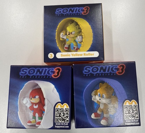 McDONALD'S SONIC 3 The Hedgehog Movie Toy!