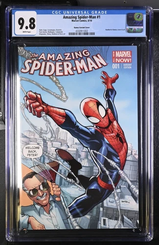 Amazing Spider-man 1 2014 CGC 9.8 - Stan Lee
