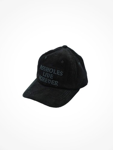 Linda Feingold, Corduroy strap back hat black Alf