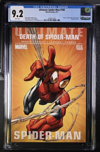 Ultimate Spider-Man 160 CGC 9.2 Death of Spider-Man
