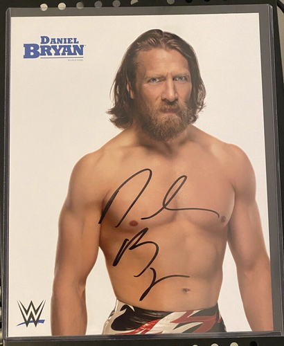 Daniel Bryan autograph WWE Photograph - AEW Bryan Danielson