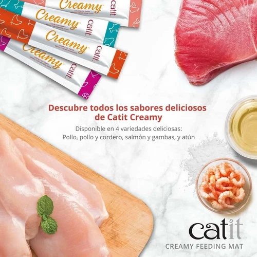 X2 Catit Creamy Lickable Cat Treat Feeding Mat - photo 4
