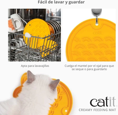 X2 Catit Creamy Lickable Cat Treat Feeding Mat - photo 5